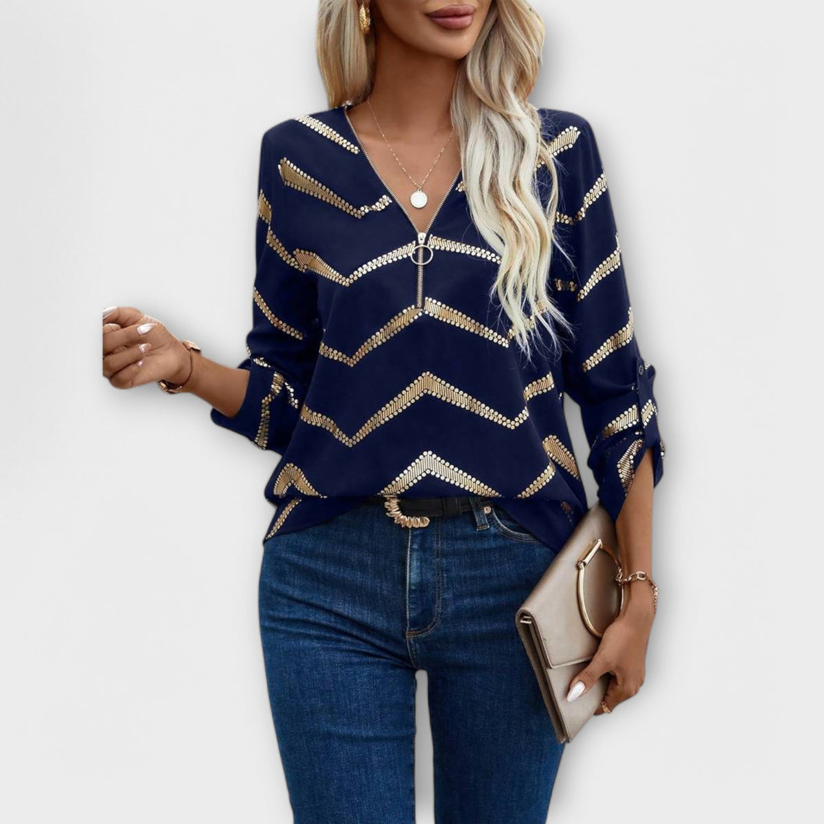 Emma - Blusa elegantemente atemporal