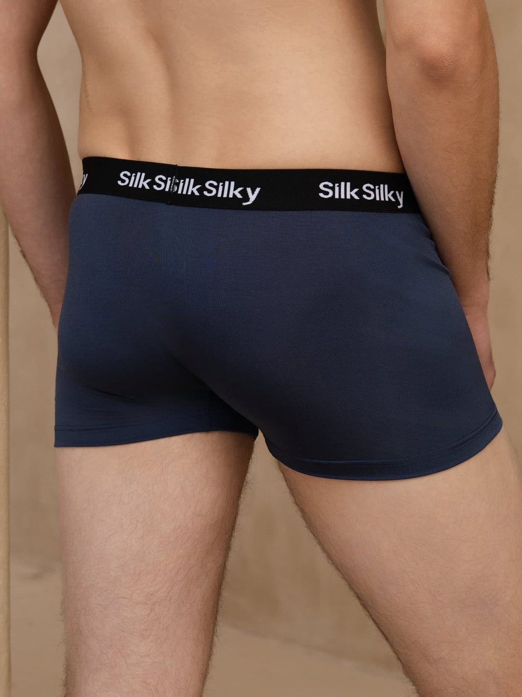 3 Stück Reine Seide Herren Komfort Atmungsaktive Boxer Brief Unterwäsche