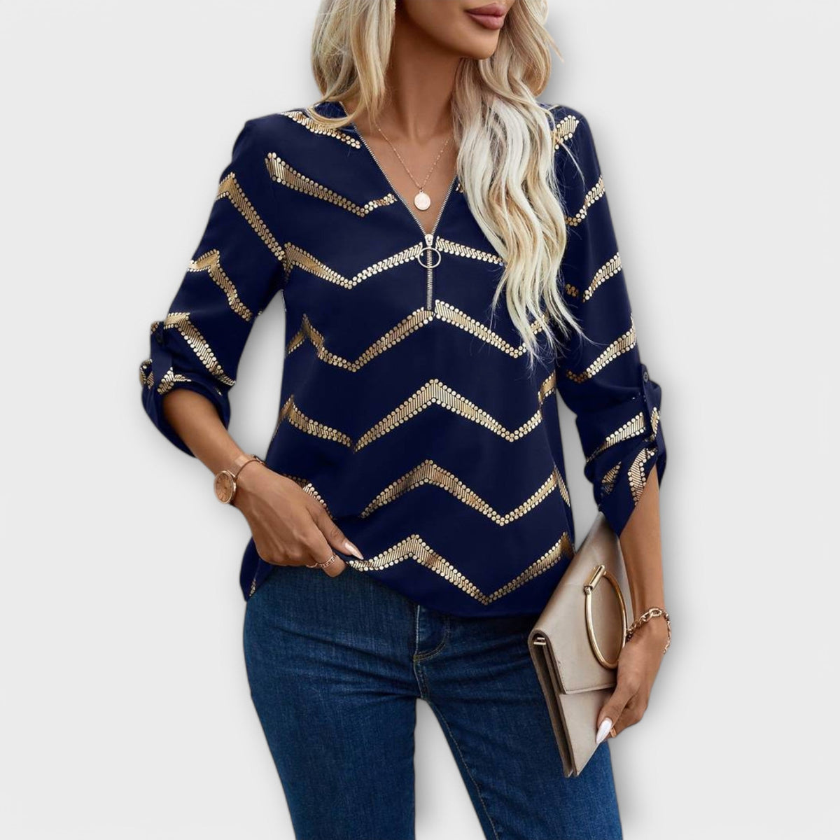 Emma - Blusa elegantemente atemporal