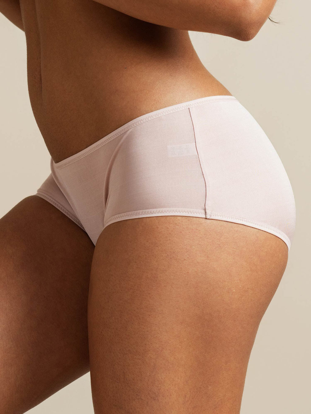Reiner Seidenkomfort Lässiger Hipster Boyshort Slip