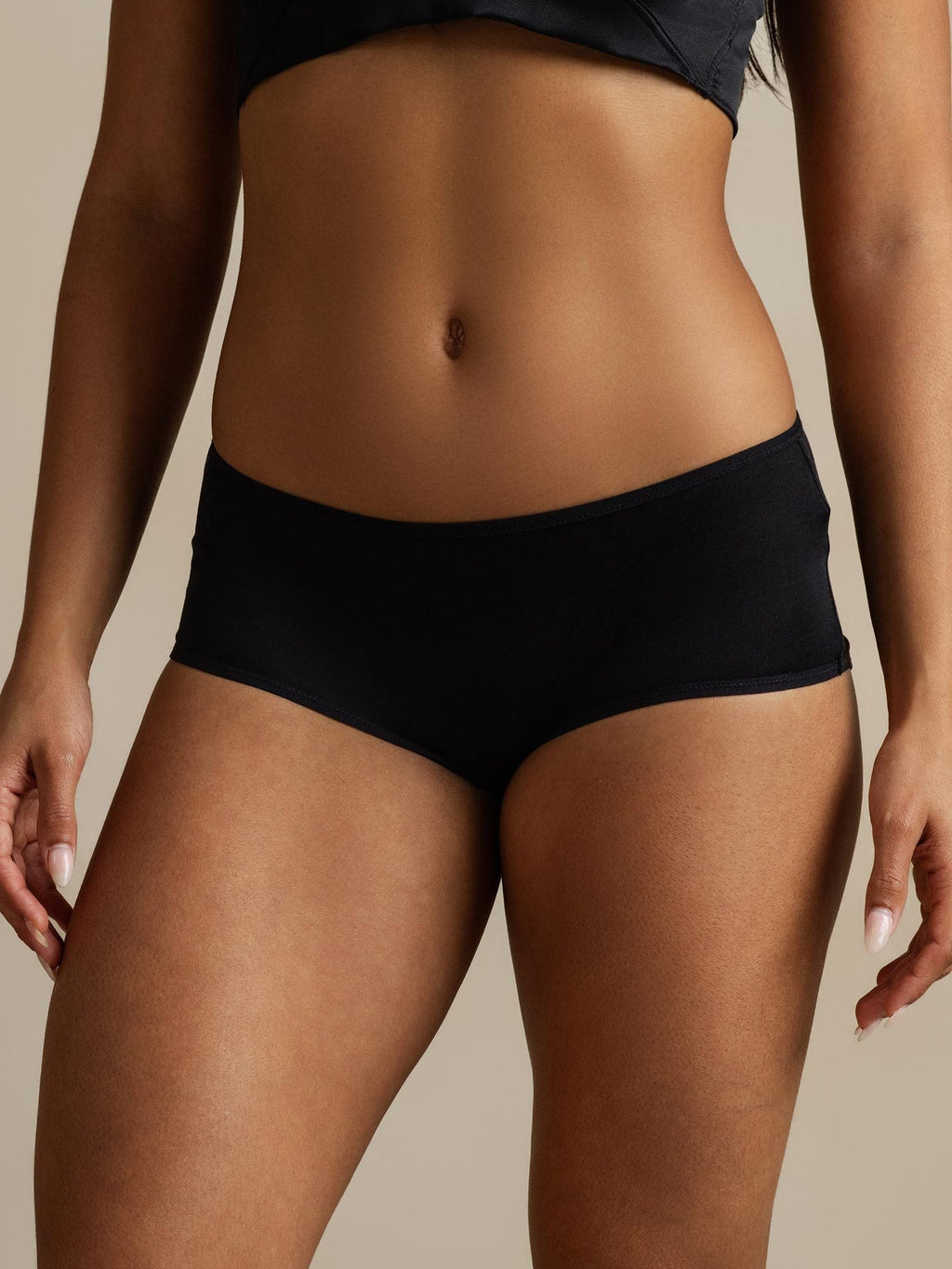 Reiner Seidenkomfort Lässiger Hipster Boyshort Slip