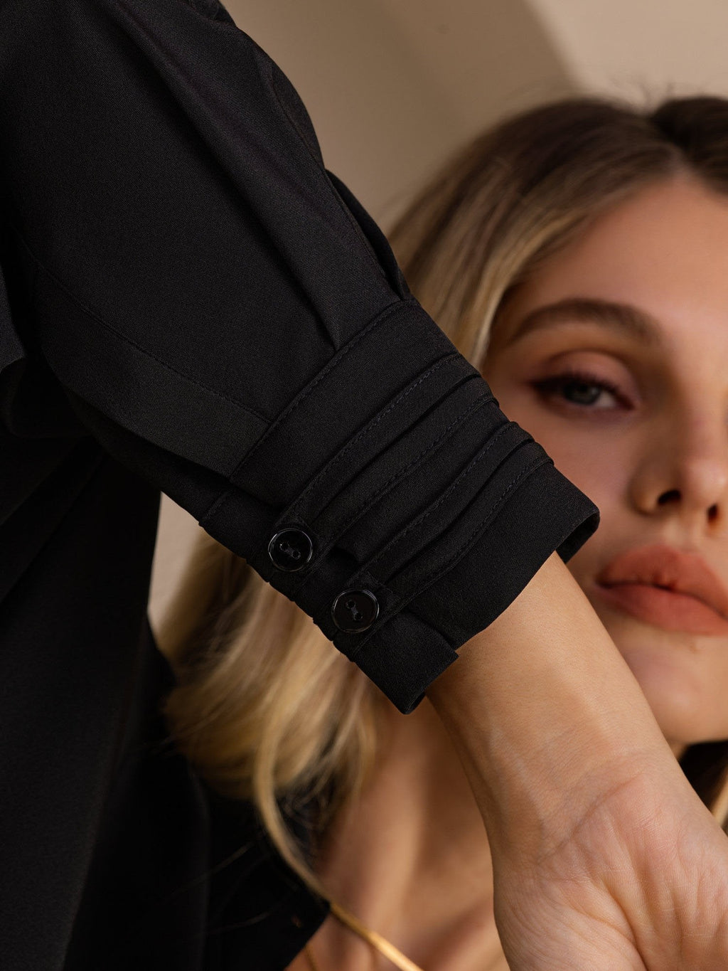 26Momme 100 Prozent Maulbeerseide Damen Bluse Mit Knopfleiste Lange Ärmel