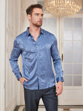 Clearance - Maulbeerseide-Jacquard-Hemd für Herren