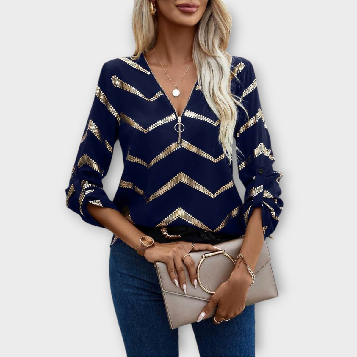 Emma - Blusa elegantemente atemporal